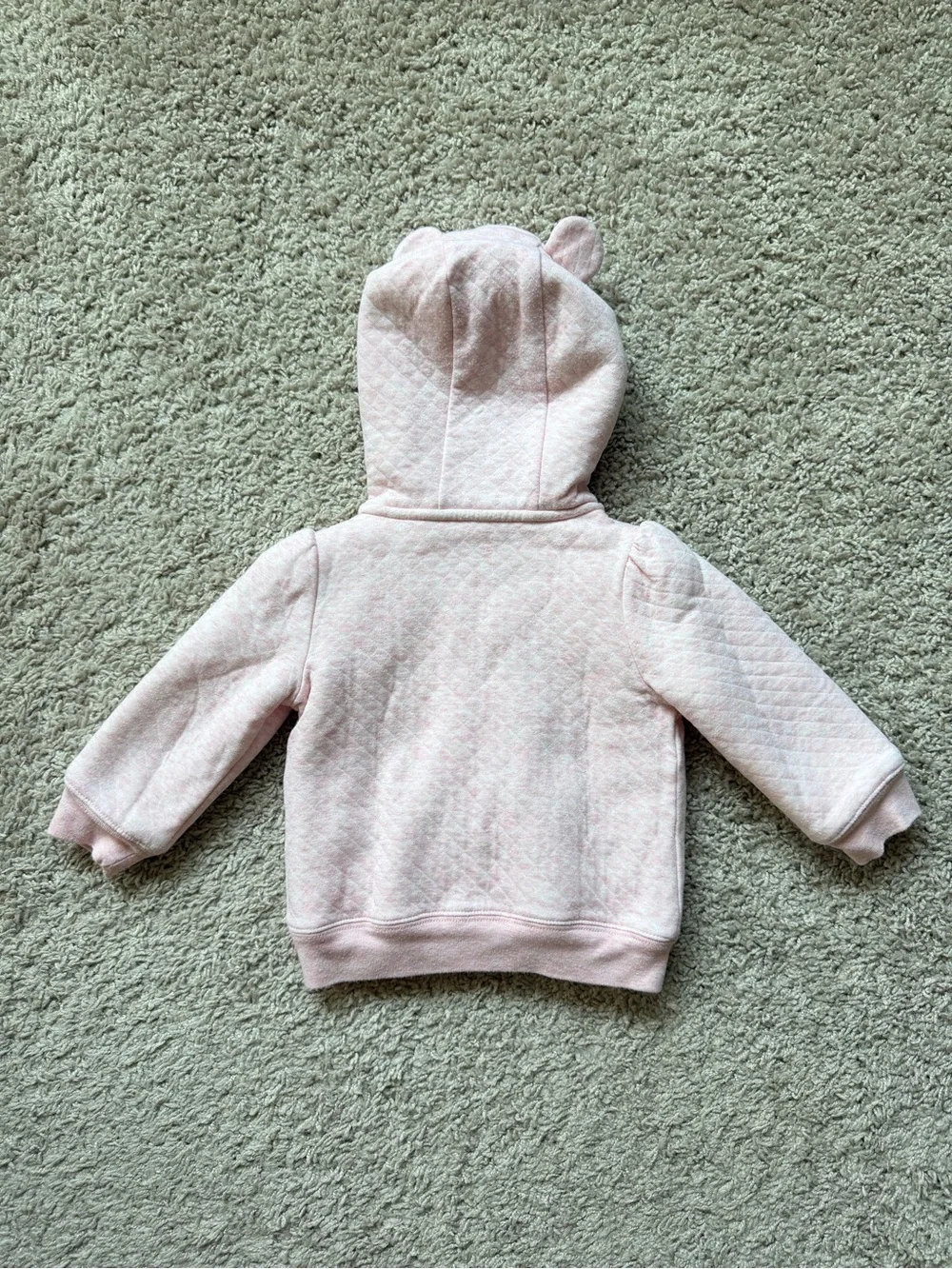 Carter’s Baby Girl Pink Sherpa Hoodie with Ears 18M